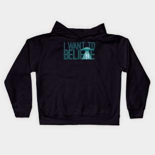 X-Files I Want To Believe Kids Hoodie